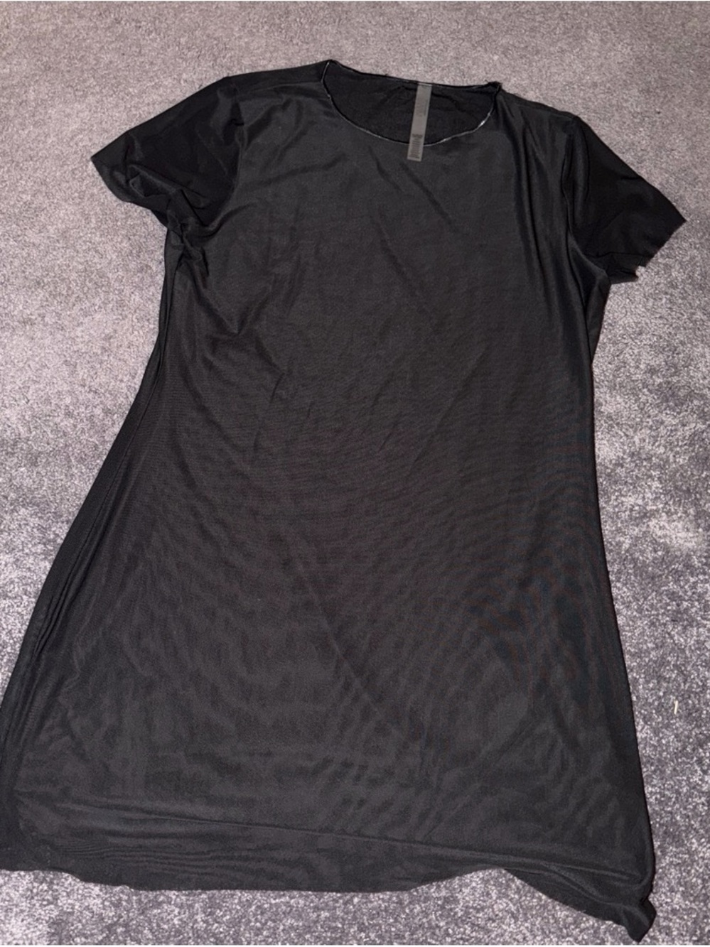 Victoria's Secret Black Short Sleeve Swim Coverup Tunic